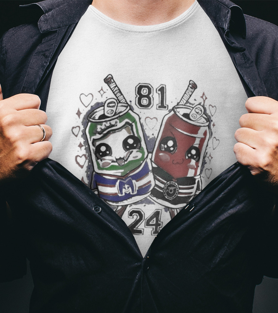 Heated Rivalry Tattoos Soda 81 24 Monster Red Bull T-Shirt