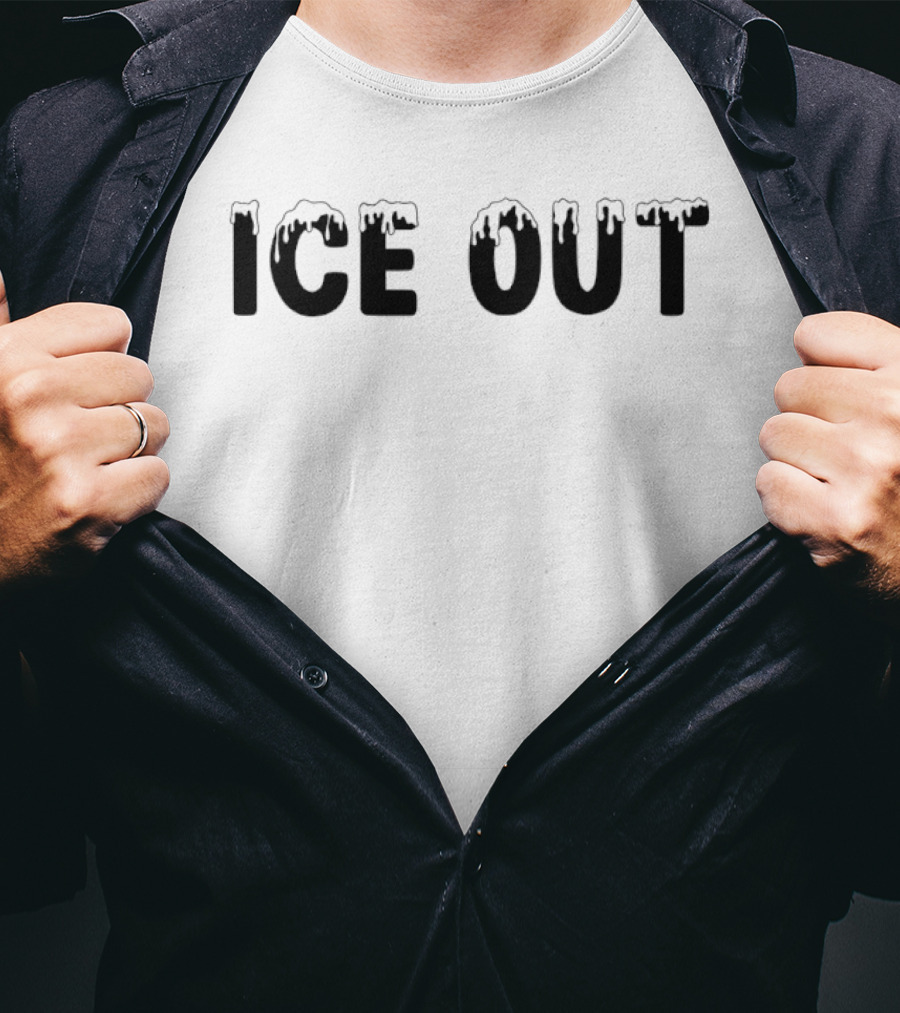 Ice Out Minnesota Snowy Winter T-Shirt