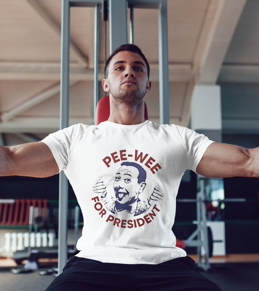 Pee Wee For President Cult Comedy Iconic Campaign T-Shirt