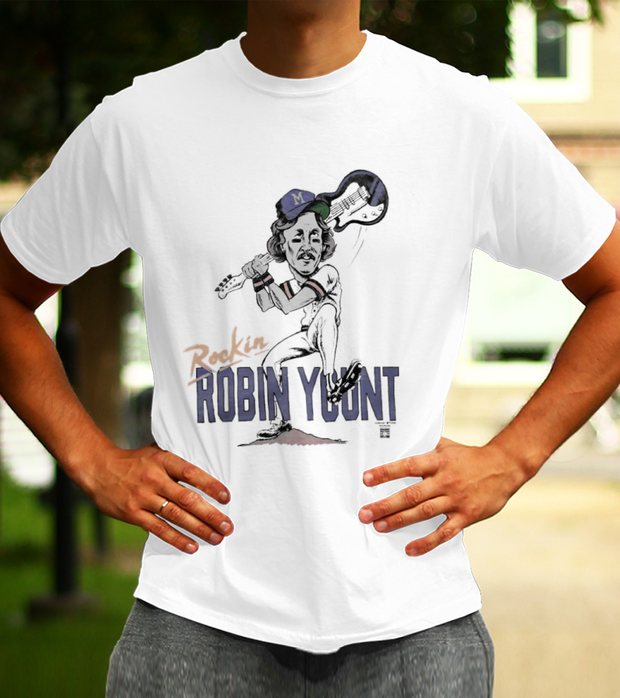 Rockin' Robin Yount Milwaukee Brewers Baseball Legend T-Shirt