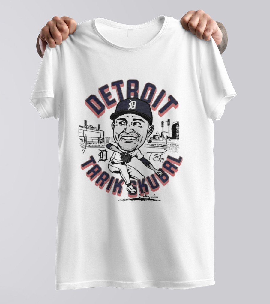 Detroit Tarik Skubal Baseball Player T-Shirt