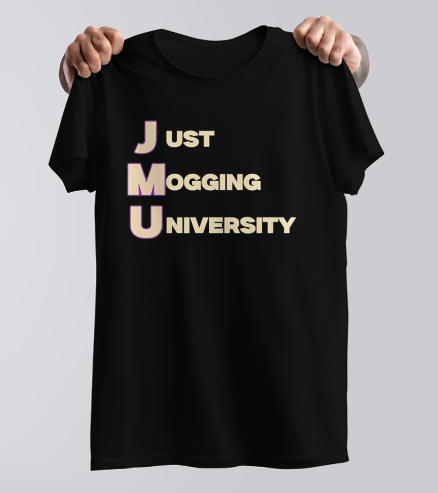 Just Mogging University JMU Football Fan Gear Collection T-Shirt