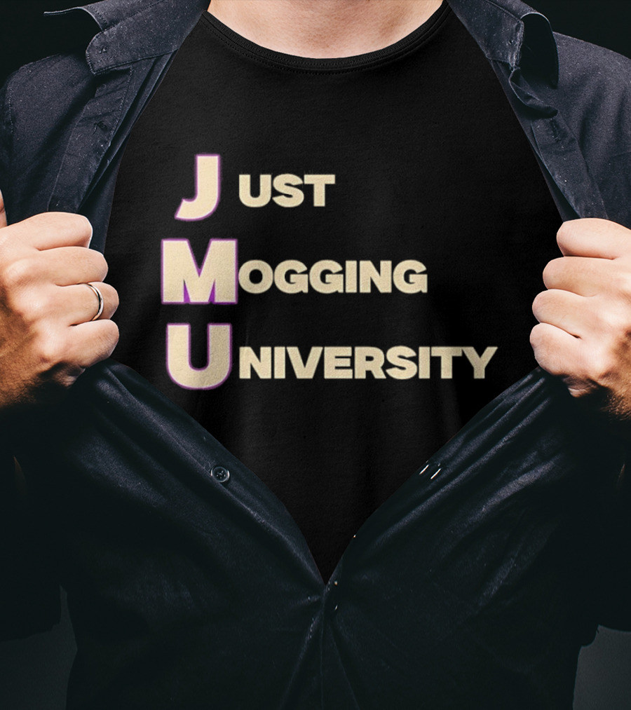 Just Mogging University JMU Football Fan Gear Collection T-Shirt