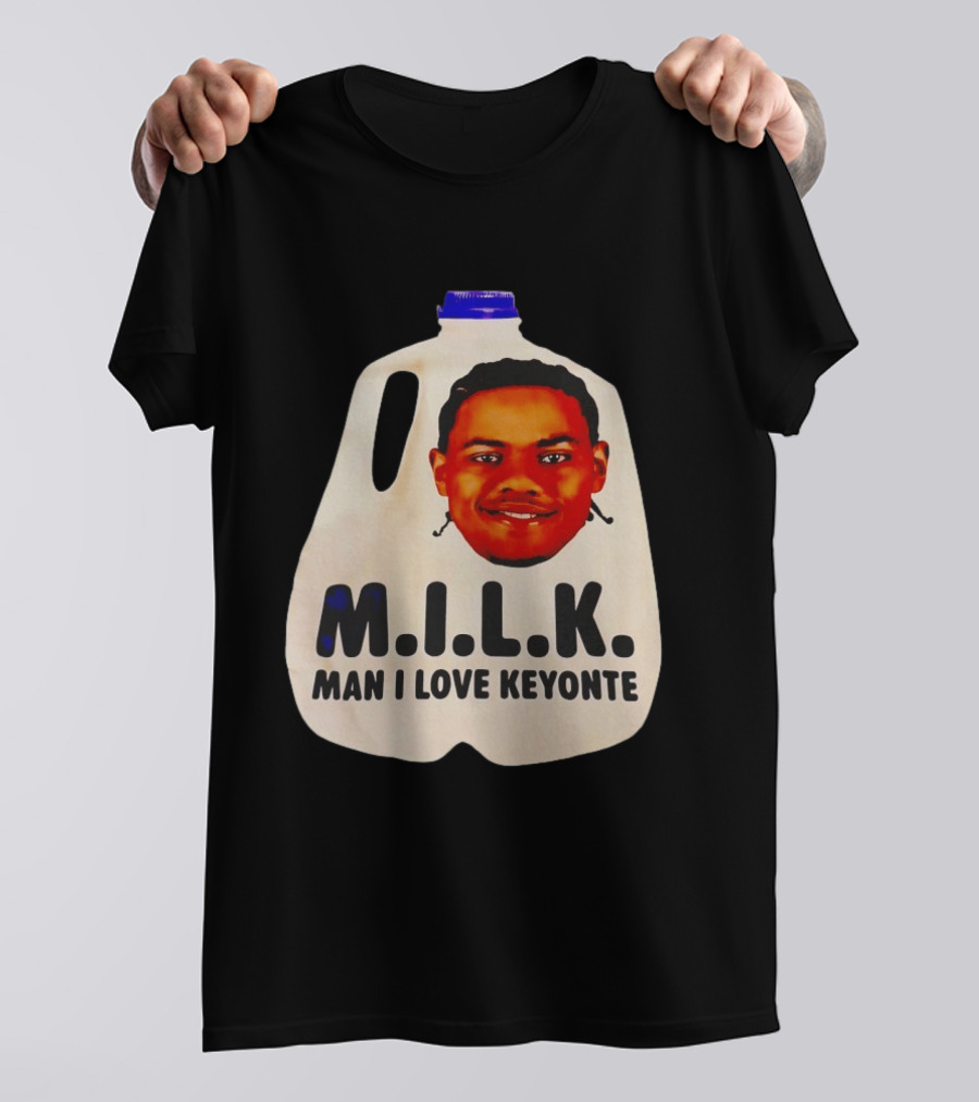 M.I.L.K Man I Love Keyonte George Fan T-Shirt