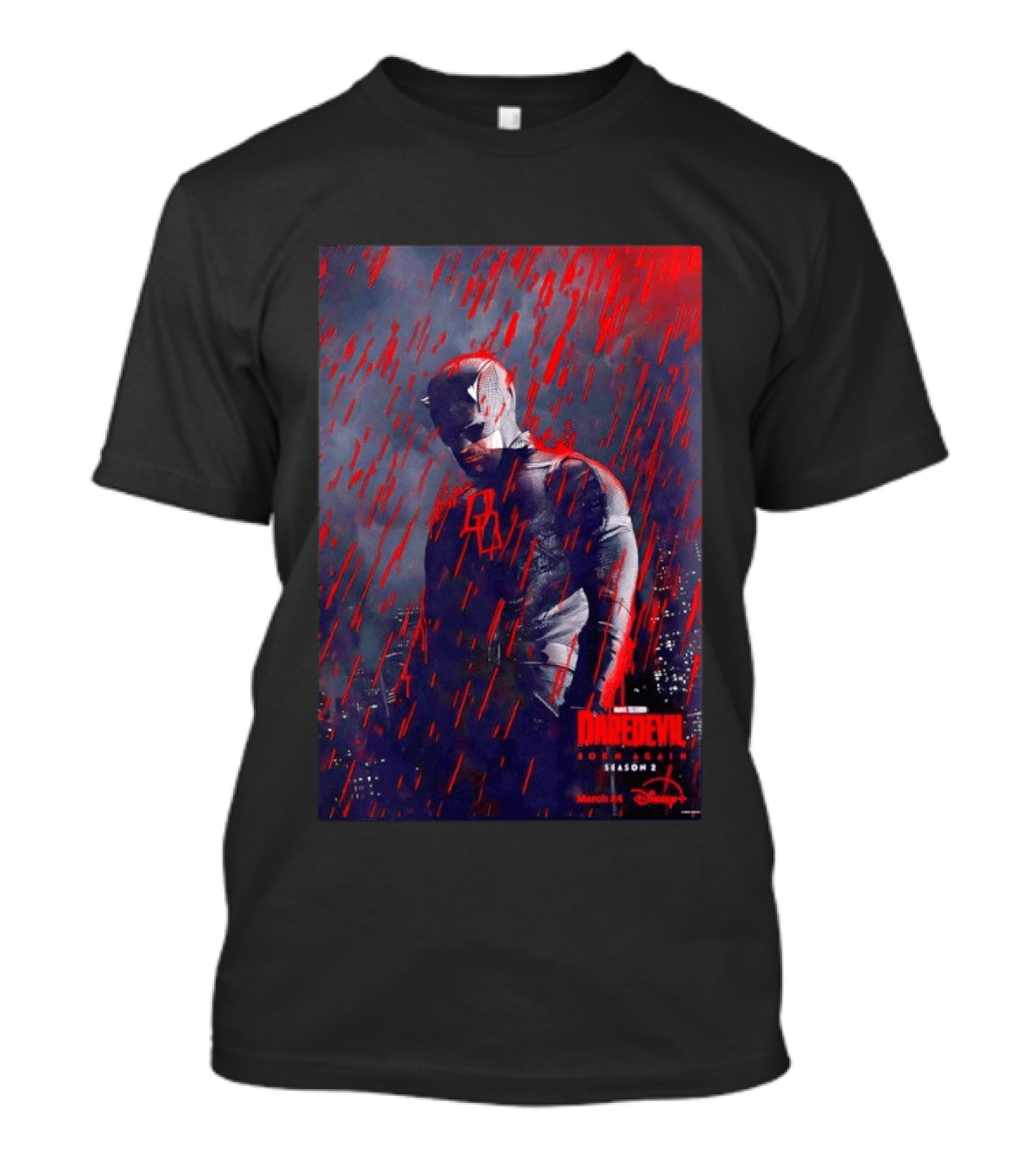 Daredevil Born Again Season 2 Premiering March 24 2026 Disney Plus T-Shirt