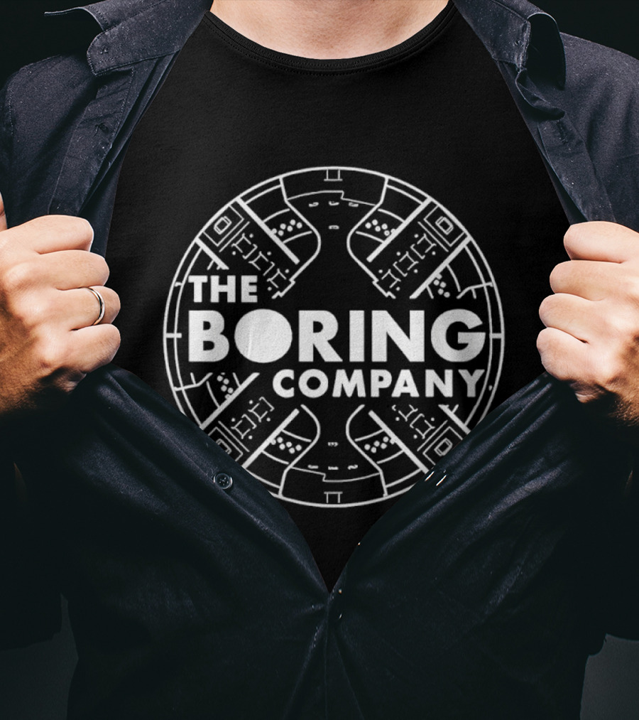 The Boring Company Urban Tunnel Blueprint T-Shirt