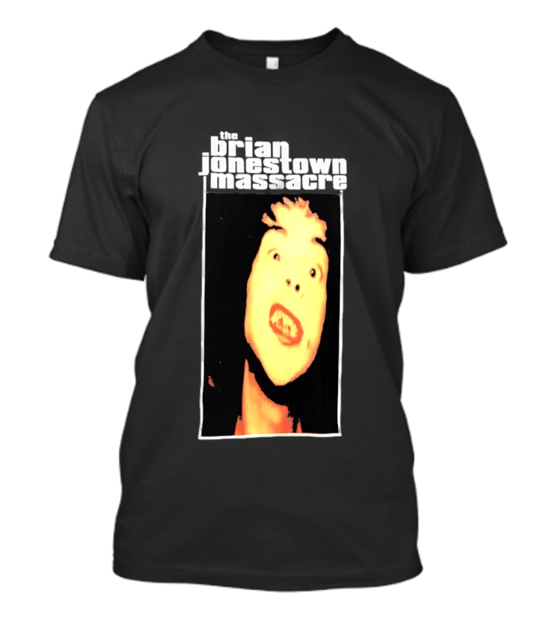 The Brian Jonestown Massacre Distorted Yellow Face T-Shirt