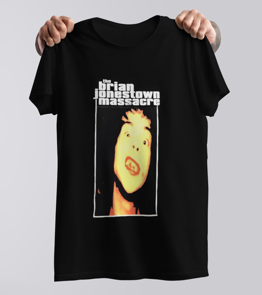 The Brian Jonestown Massacre Distorted Yellow Face T-Shirt