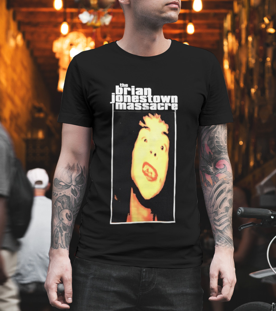 The Brian Jonestown Massacre Distorted Yellow Face T-Shirt