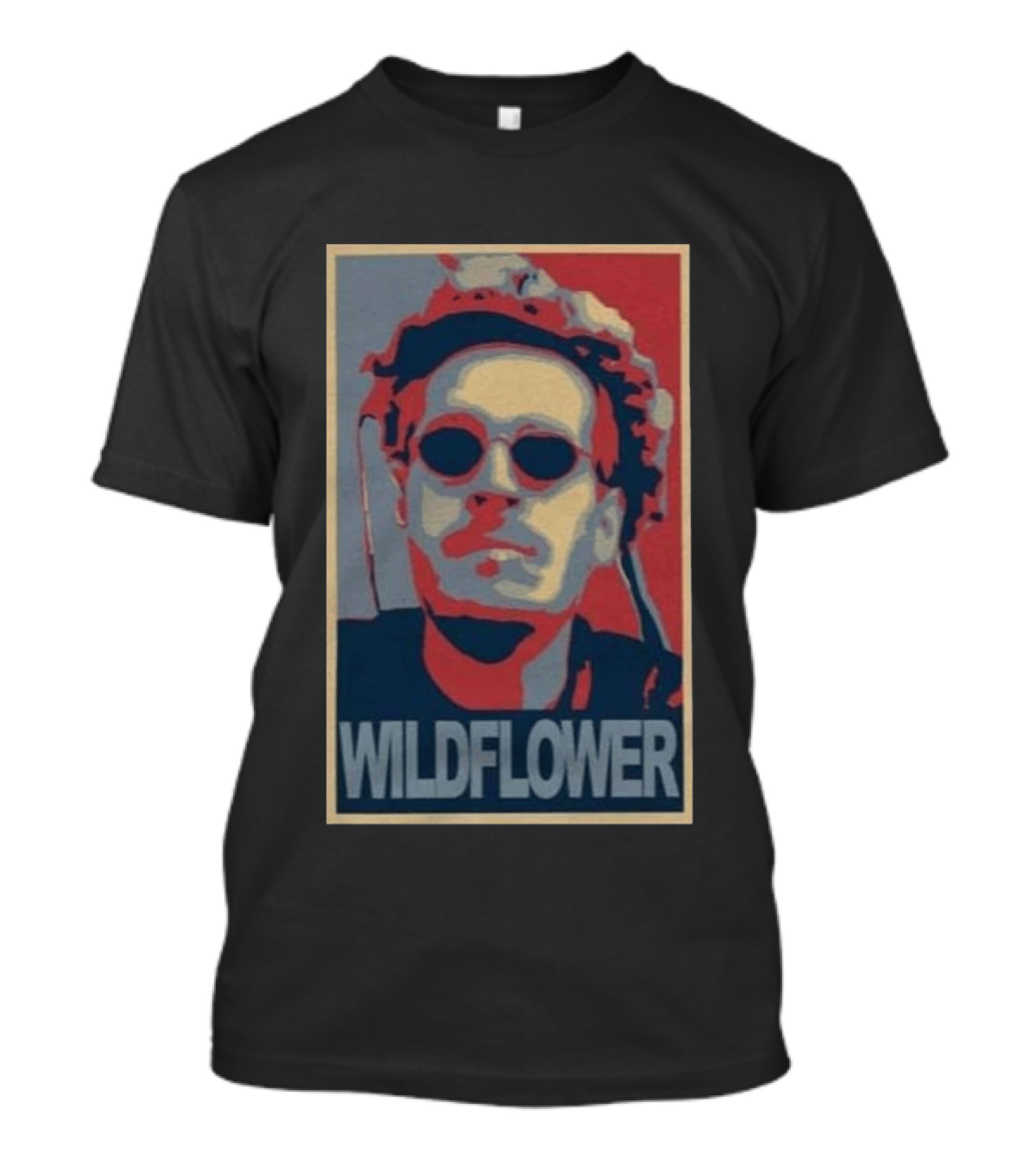 Wildflower Turquoise Tom Grossi Pop T-Shirt