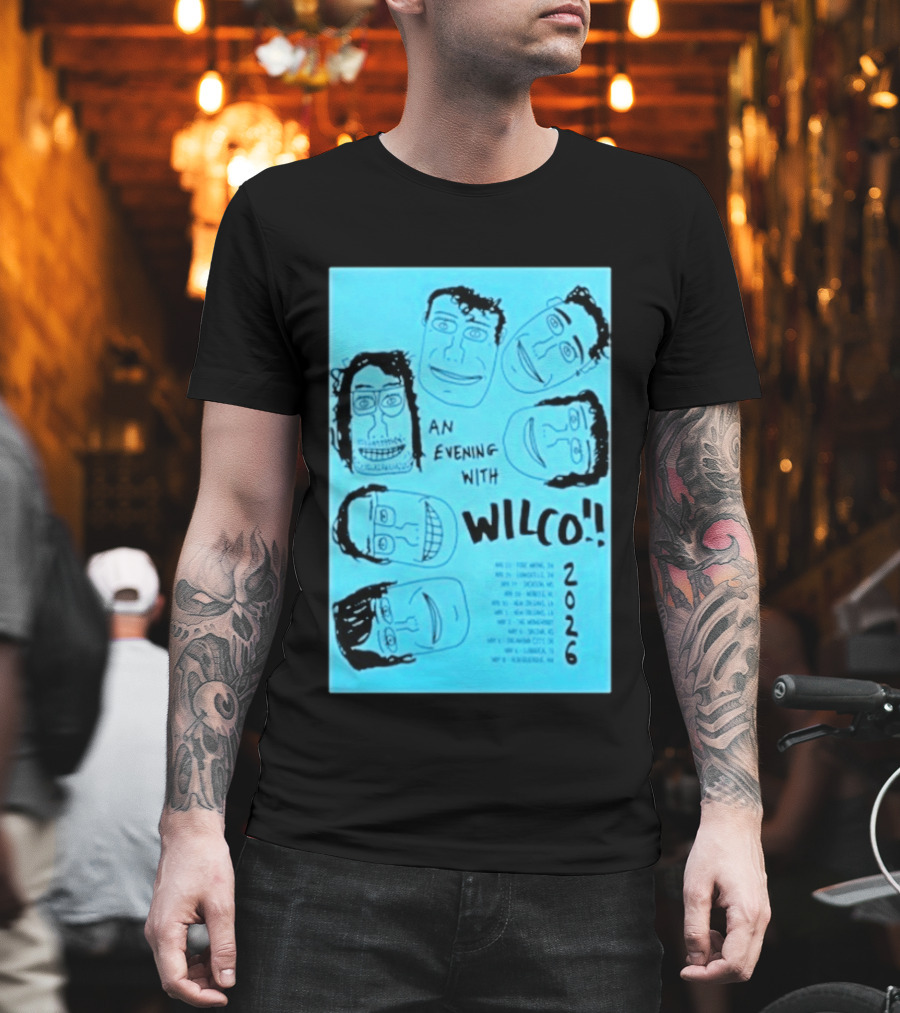 An Evening With Wilco 2026 Tour April & May T-Shirt