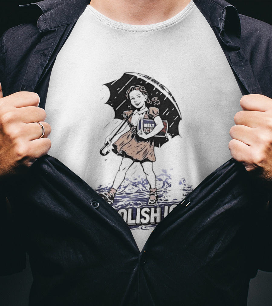 Abolish ICE Salt Girl Activism Umbrella T-Shirt