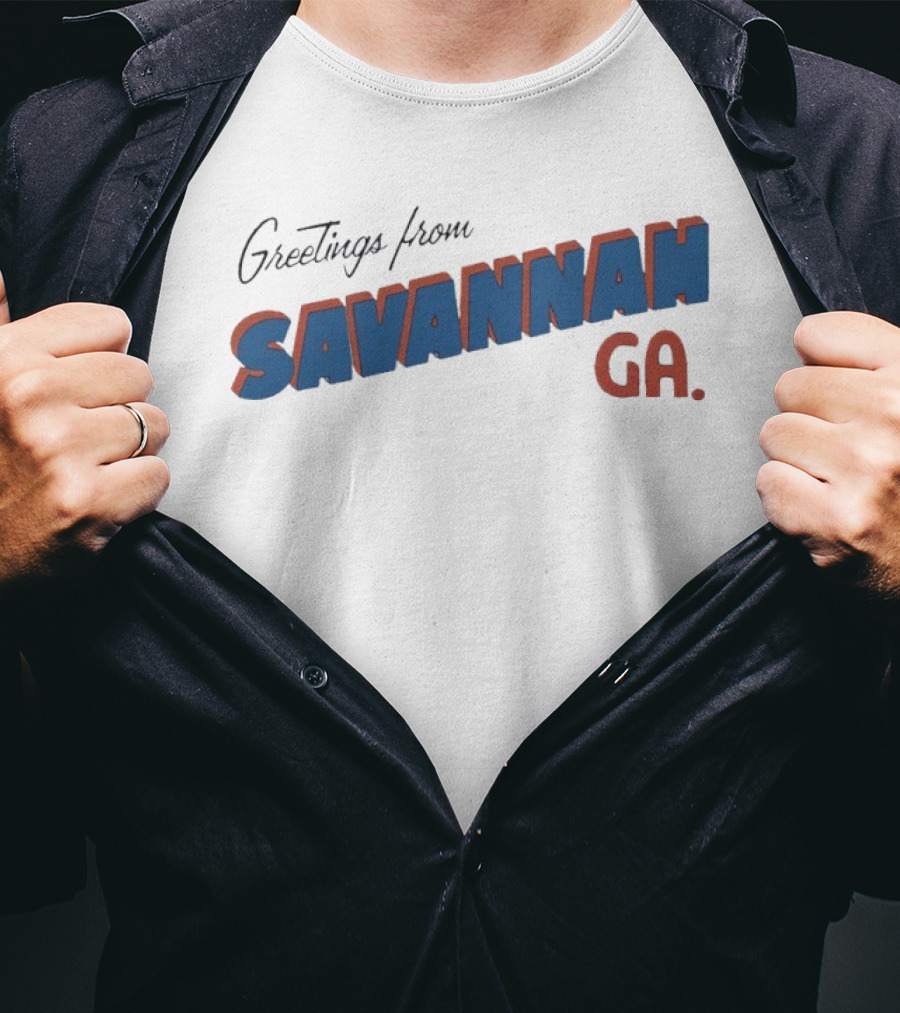 Greetings From Savannah Georgia GA T-Shirt