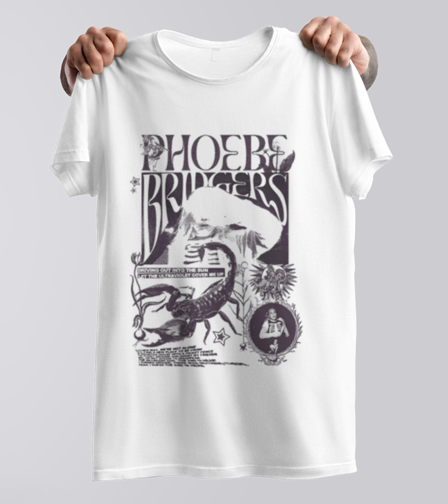 Phoebe Bridgers I Know The End Natural Scorpion Star T-Shirt