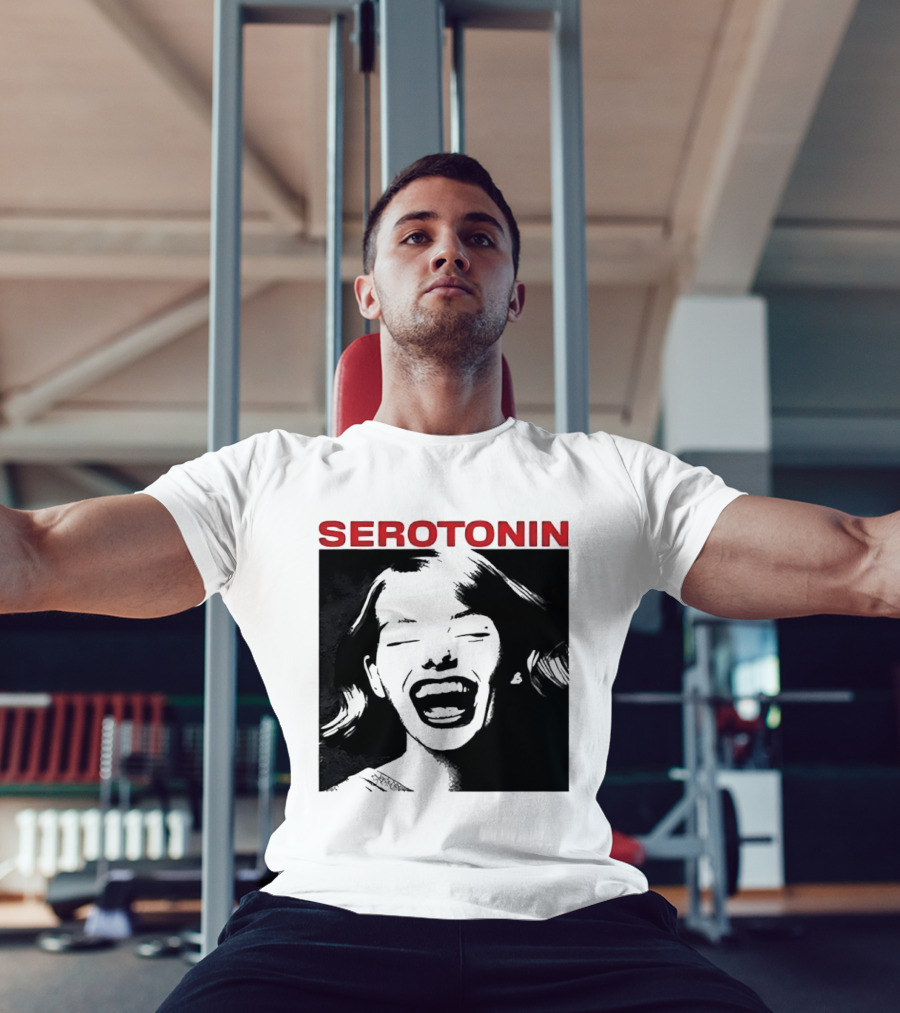 Joris Voorn Serotonin Bold Red Joyful Face T-Shirt
