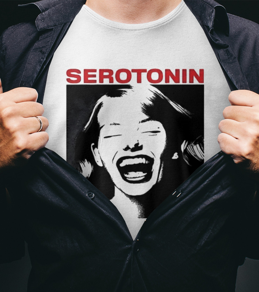 Joris Voorn Serotonin Bold Red Joyful Face T-Shirt