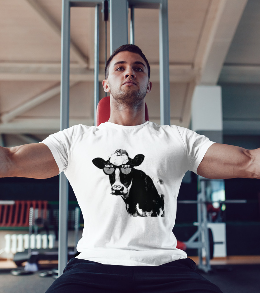 King Tuff X Ray Cow Illustration Holstein T-Shirt