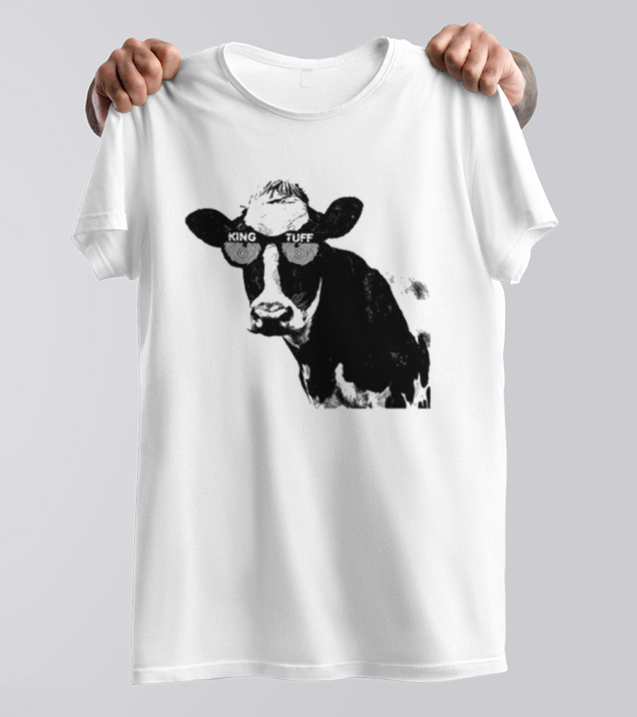 King Tuff X Ray Cow Illustration Holstein T-Shirt
