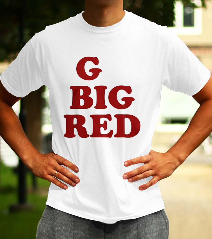 Nebraska Cornhuskers G Big Red Football Fan Gear T-Shirt