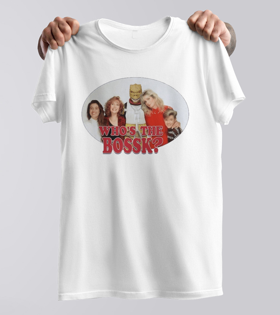 Who's The Bossk Star Wars Mashup 80s TV Sitcom T-Shirt