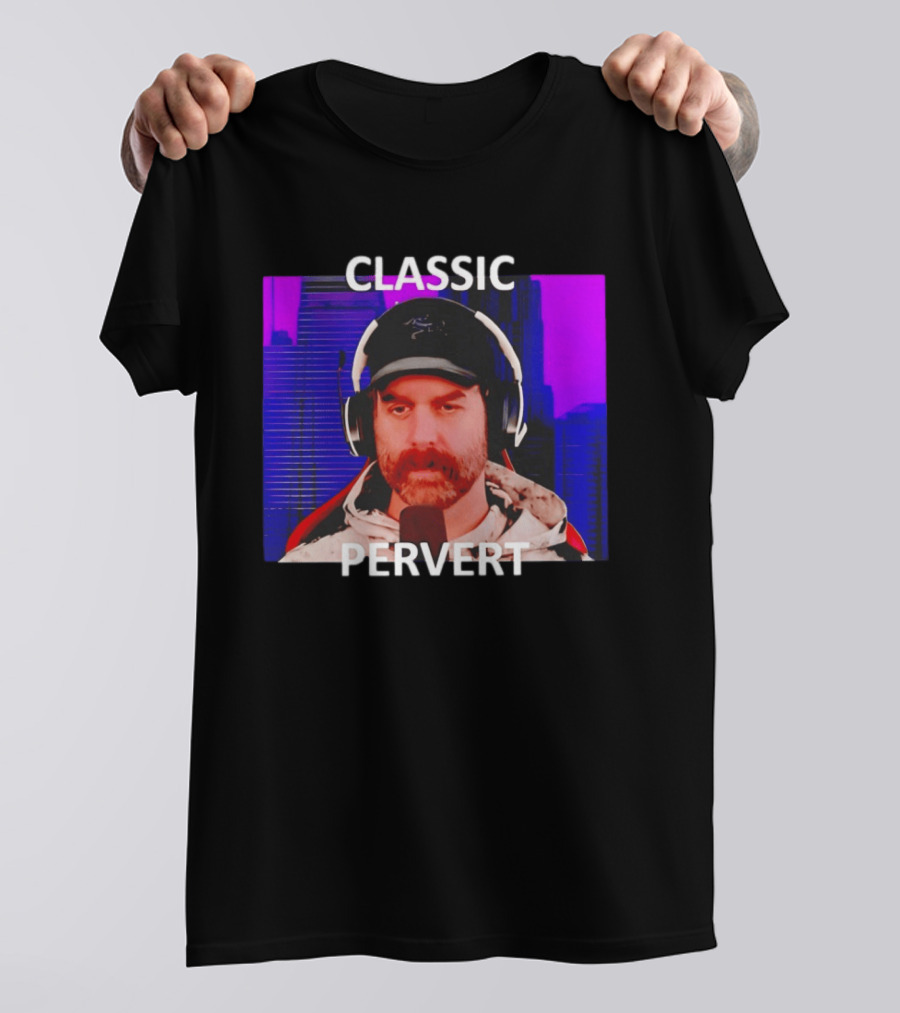 Bruce Greene Classic Pervert Headset Image T-Shirt