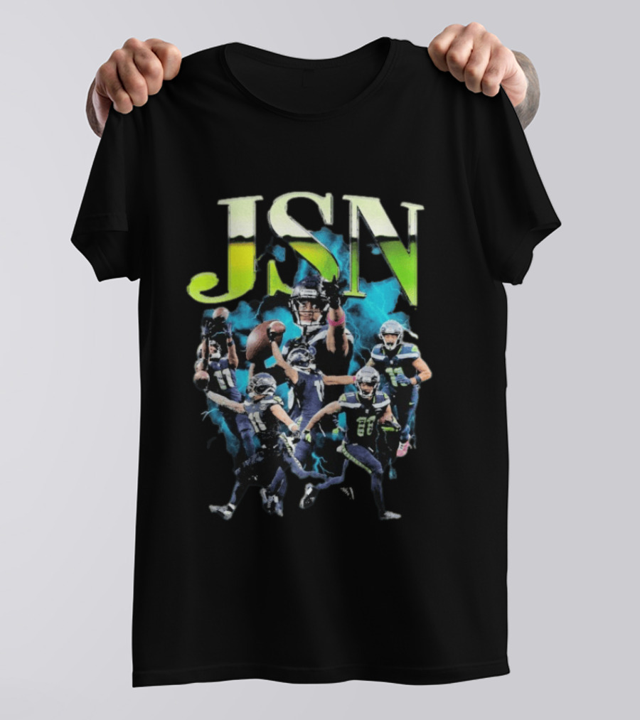 Jaxon Smith Njigba Seattle Seahawks JSN Football Highlights T-Shirt