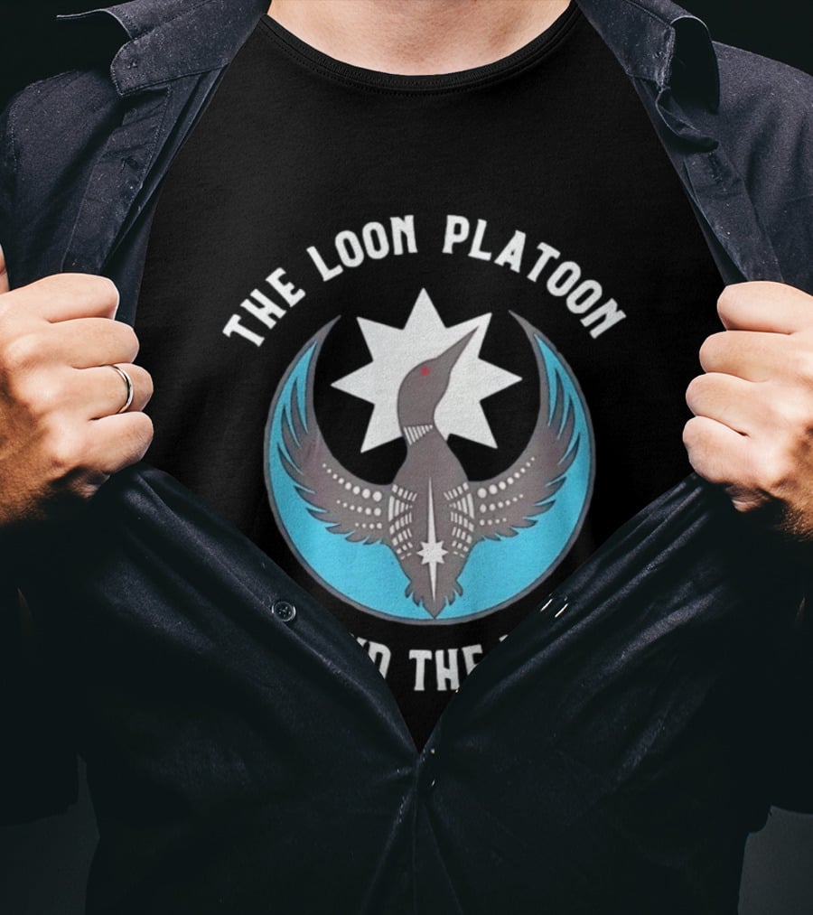 The Loon Platoon Defend The North Starbird T-Shirt