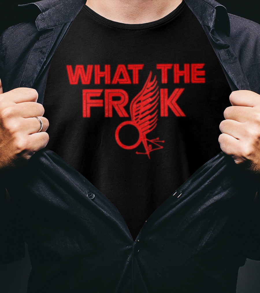 What The Frk Winged Ring Symbol CLE T-Shirt