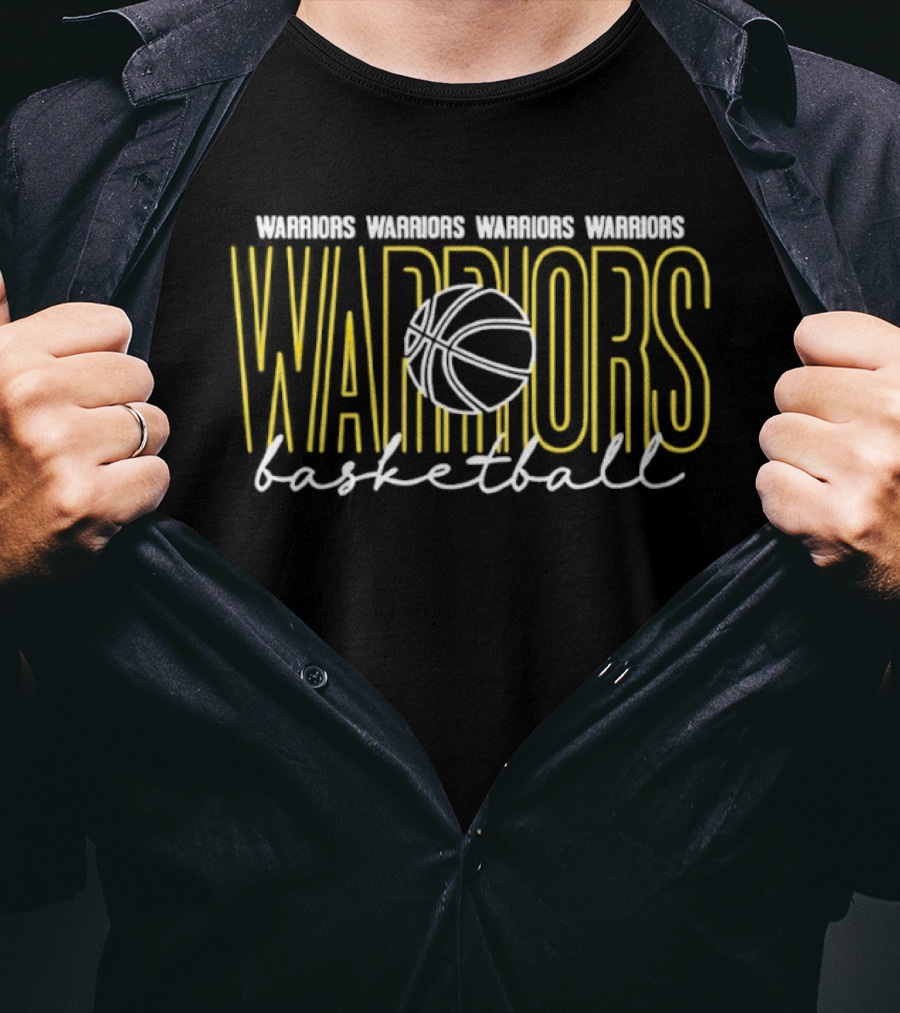 Warriors Warriors Warriors Warriors Basketball T-Shirt