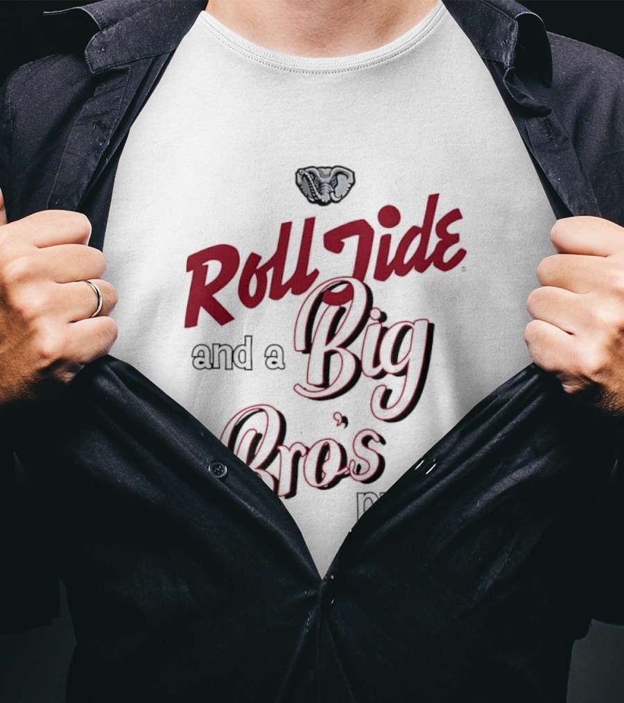 Roll Tide And A Big Bro's Pride With Elephant T-Shirt