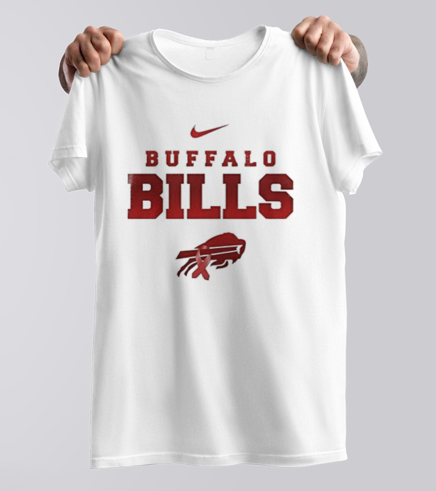 Buffalo Bills Nike Red February American Heart Month T-Shirt