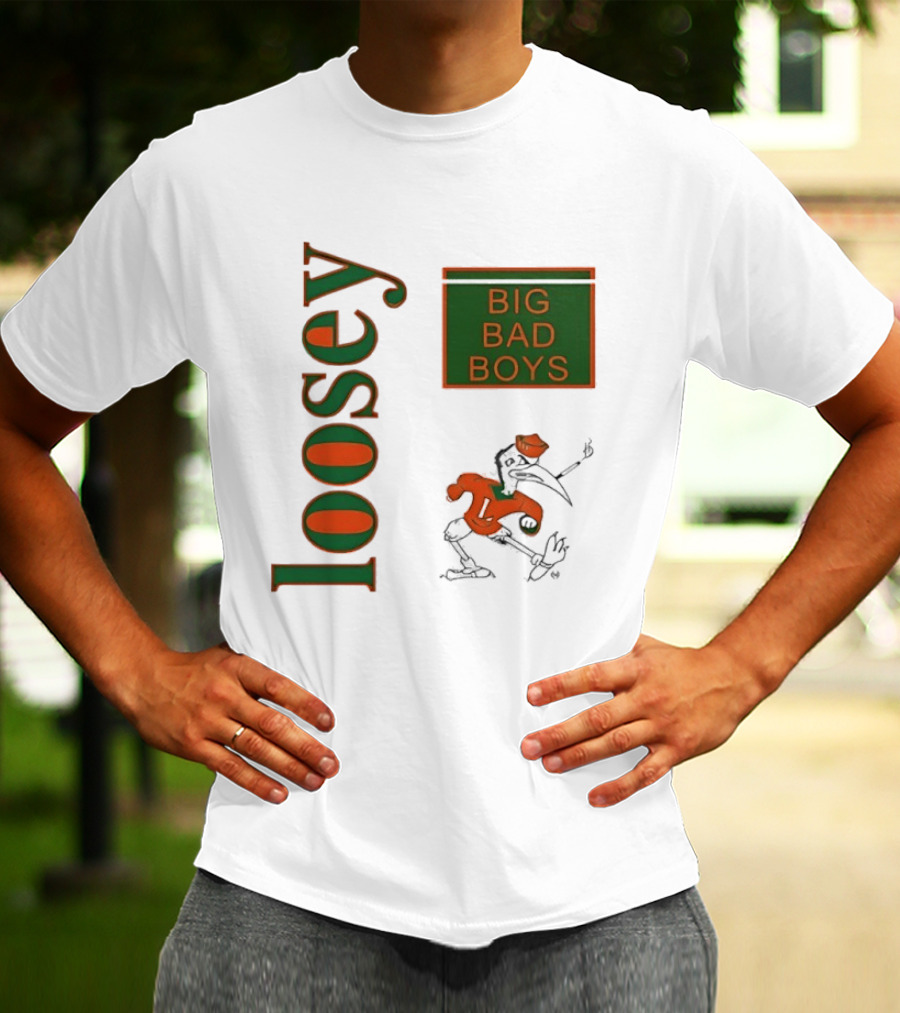 Big Bad Boys Loosey Miami Hurricanes T-Shirt