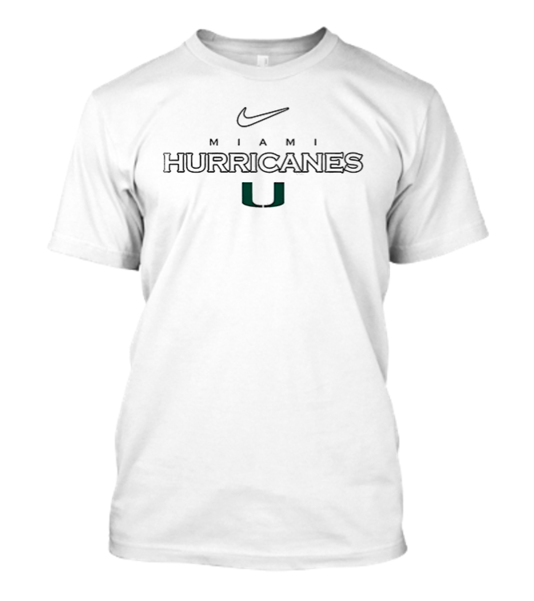 Miami Hurricanes Nike Feeling Lucky St Patricks Day T-Shirt
