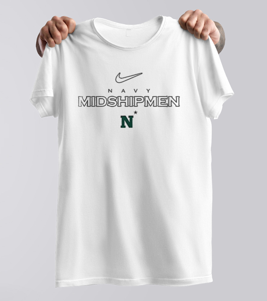 Navy Midshipmen Nike St Patricks Day Lucky N T-Shirt