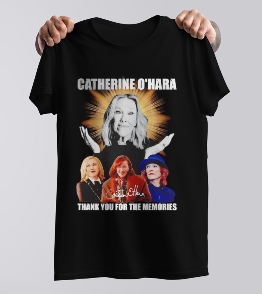 Catherine O'Hara Thank You For The Memories Iconic Roles Signature T-Shirt