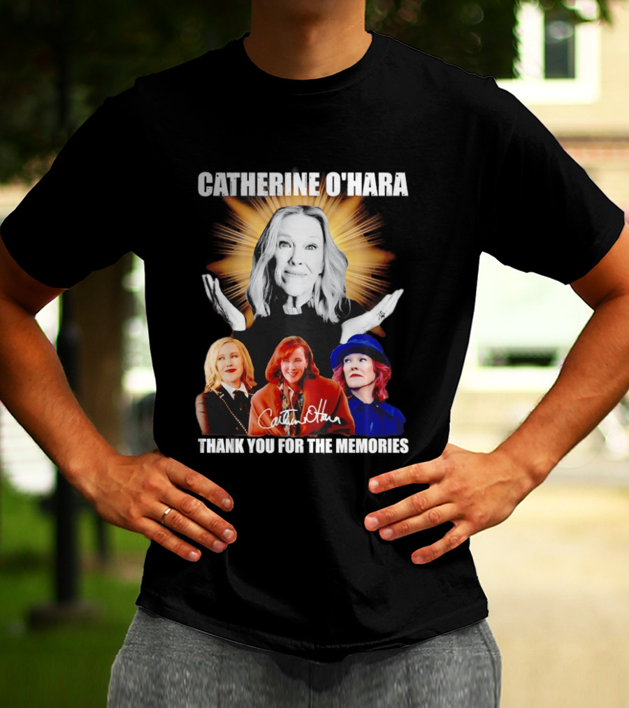 Catherine O'Hara Thank You For The Memories Iconic Roles Signature T-Shirt