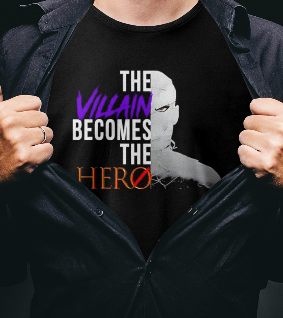 The Villain Becomes The Hero Manga Inspired Transformation T-Shirt