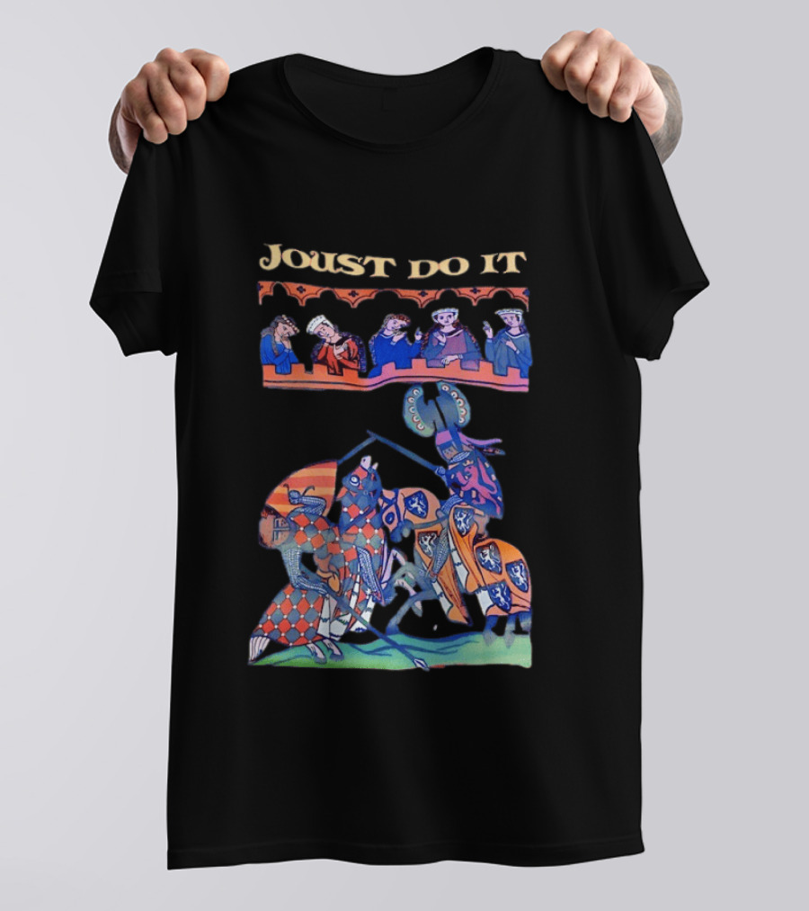 Joust Do It Medieval Knight Battle Scene T-Shirt