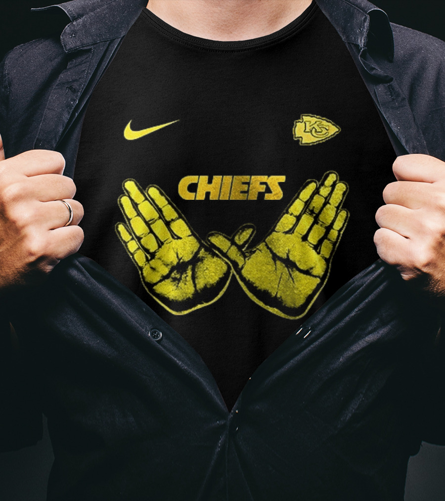 Kansas City Chiefs Wu Tang Clan Hand Sign Nike Chiefs T-Shirt