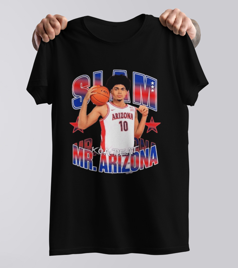 Koa Peat Arizona Basketball Slam Mr Arizona T-Shirt
