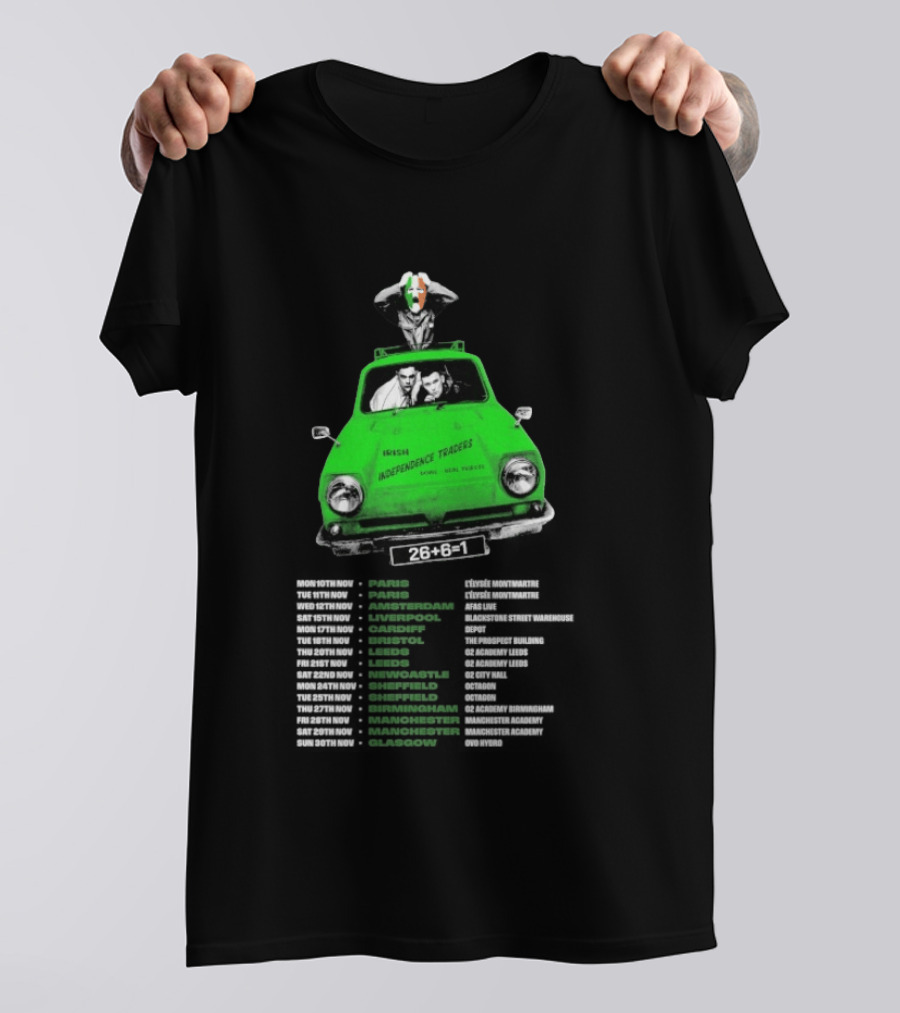 Kneecap Irish Independence Traders Tour 2026 Belfast Dublin Cork Galway Londonderry 26+6=1 T-Shirt