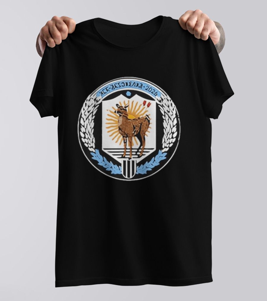 MCR Argentina 2026 Lama Emblem With Sun Laurel Leaves T-Shirt