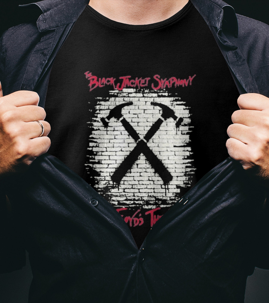 The Black Jacket Symphony Pink Floyd The Wall 2026 Tour T-Shirt