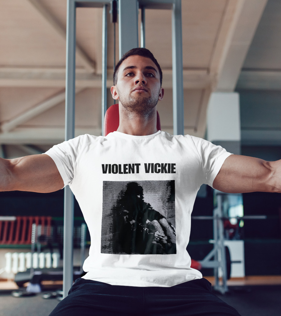 Violent Vickie Pixel Art Visual T-Shirt