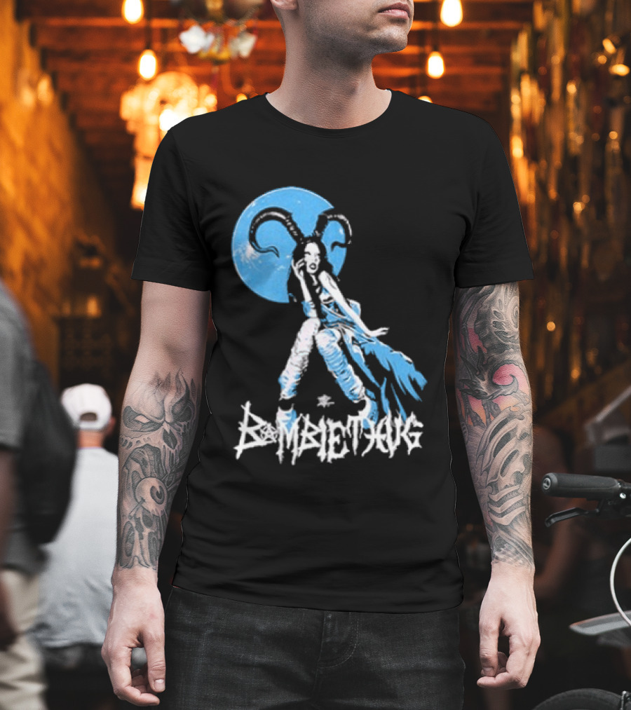 Bambie Thug Crown The Witch Tour 2024 Dates Ethereal Blue Warrior T-Shirt