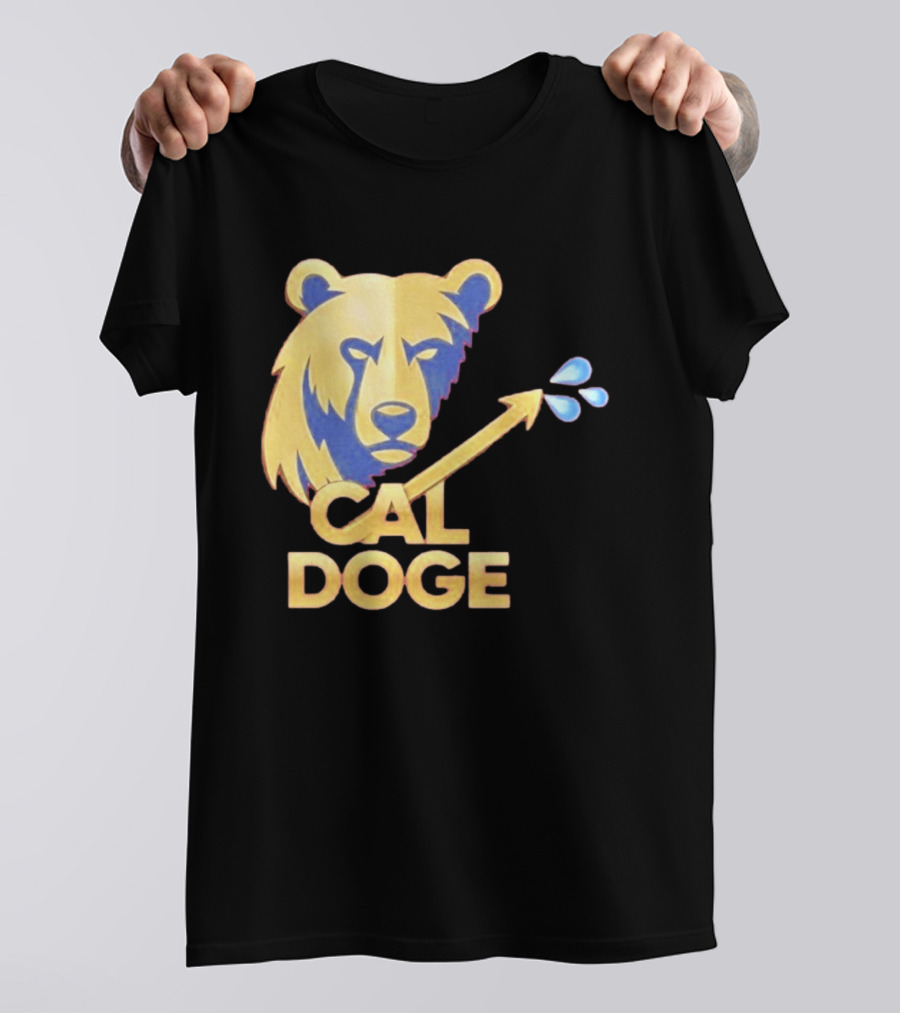 CAL DOGE California Bear Arrow Splash T-Shirt