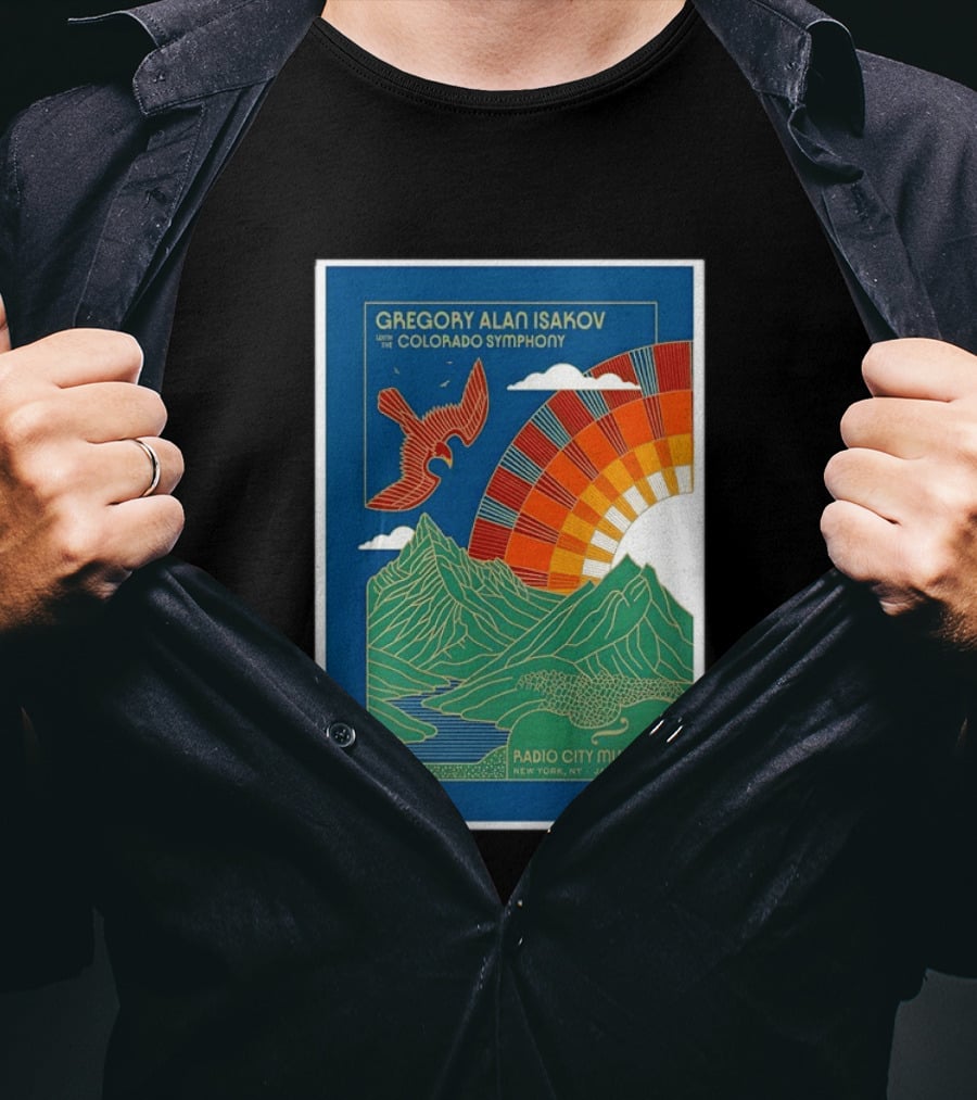 Gregory Alan Isakov With The Colorado Symphony New York Radio City Music Hall January 30 2026 T-Shirt