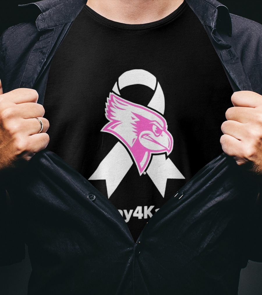 Illinois State Redbirds Play4Kay Pink Ribbon Awareness T-Shirt