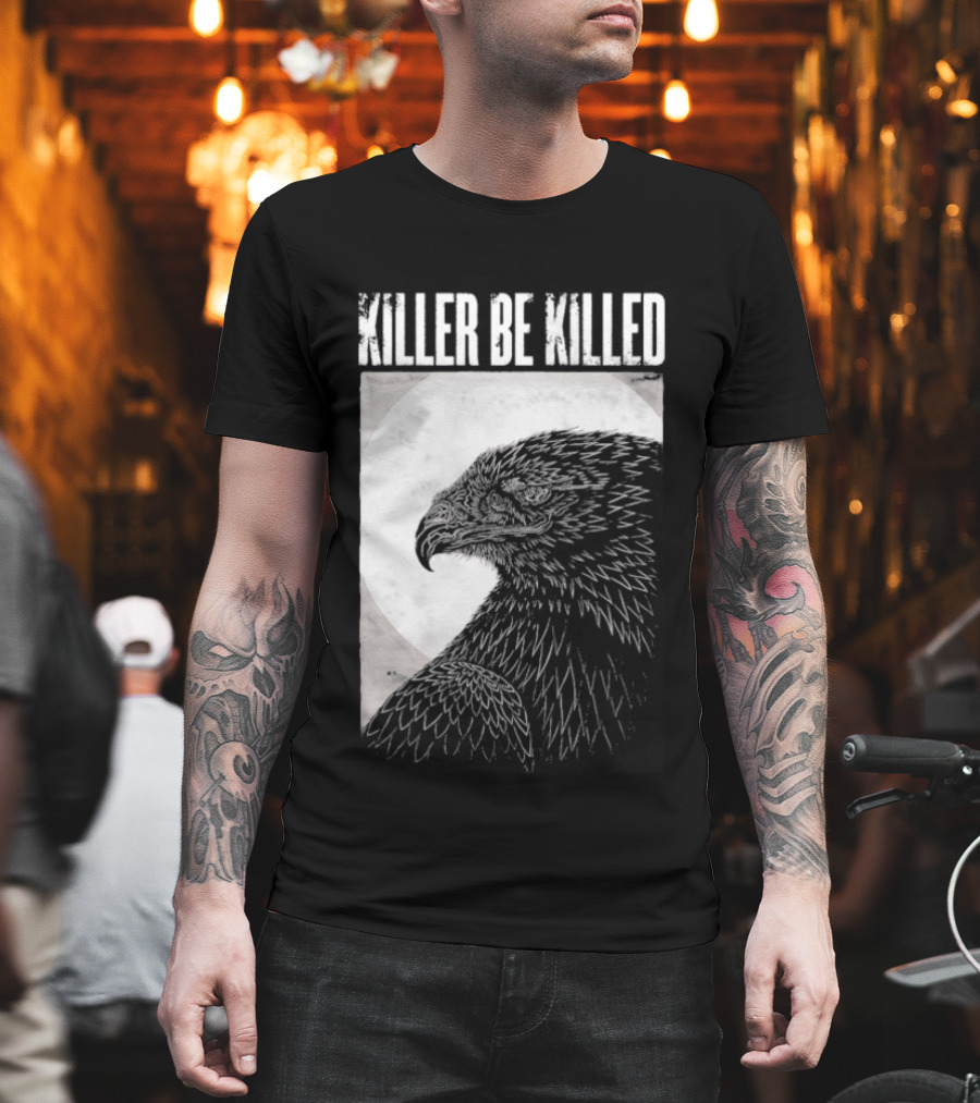 Killer Be Killed Black And White Eagle T-Shirt