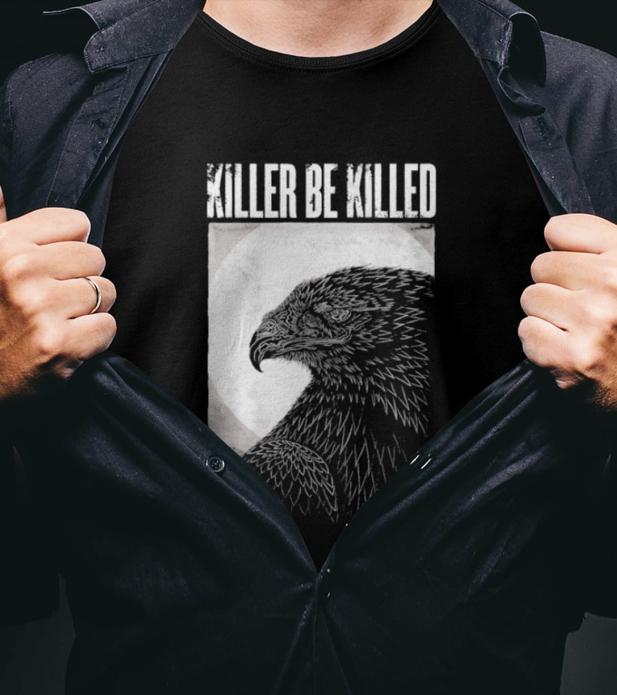 Killer Be Killed Black And White Eagle T-Shirt